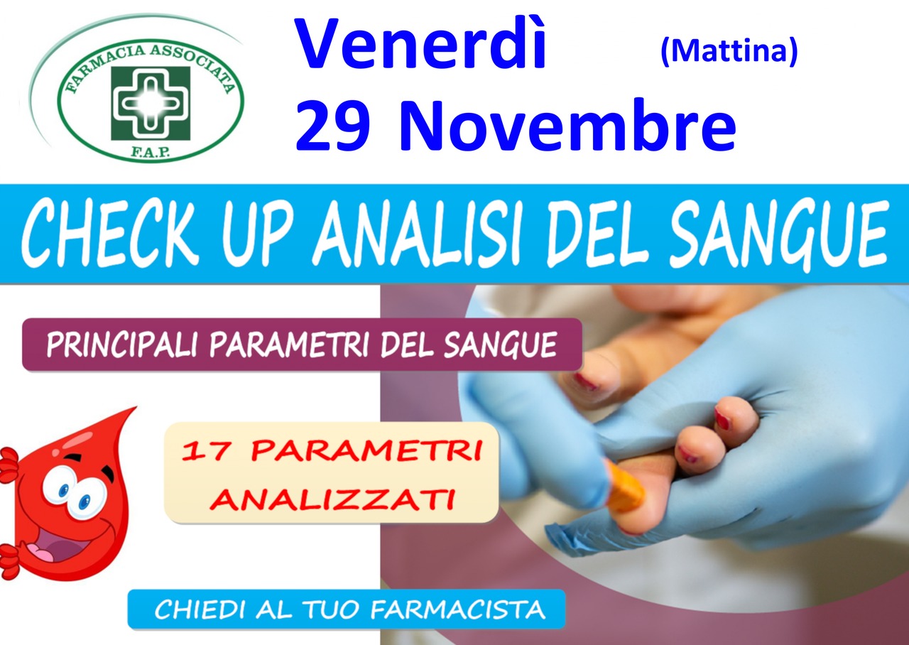 Check up analisi del sangue